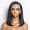 Maganda Rain Raw Indian 13x4 Lifting Bang Straight Bob Wig