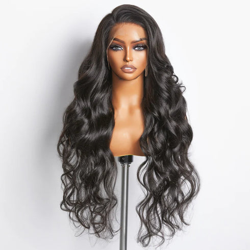 Maganda Rain HD Full Frontal Lace 200% Density Body Wave Glueless Wig