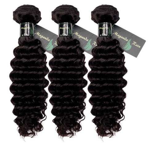 Maganda Rain Luxury Deep Curly 3 Bundle Deal