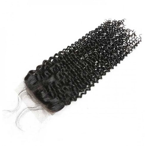 Maganda Rain Kinky Curly 4x4 Transparent Lace Closure