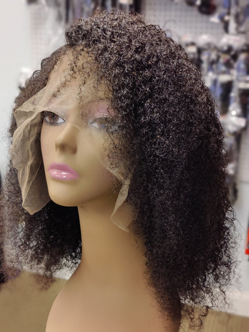 Maganda Rain 4C Kinky Edge Kinky Curly Glueless Wig