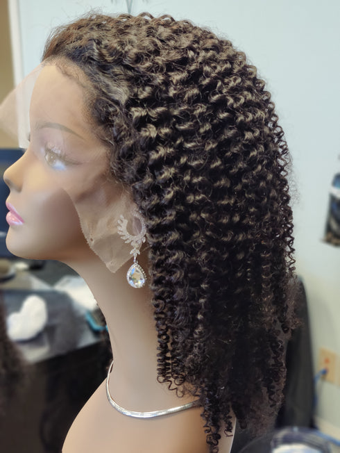 Maganda Rain 13x5 Tight Deep Curly Lace Front Wig