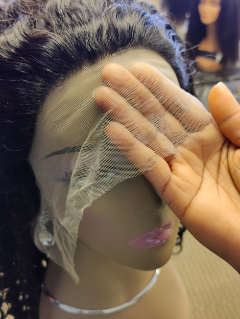 Maganda Rain 13x4 Transparent Lace Deep Curly Wig