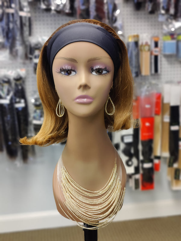 Maganda Rain 12" #T4/27 peluca recta lista para usar con diadema