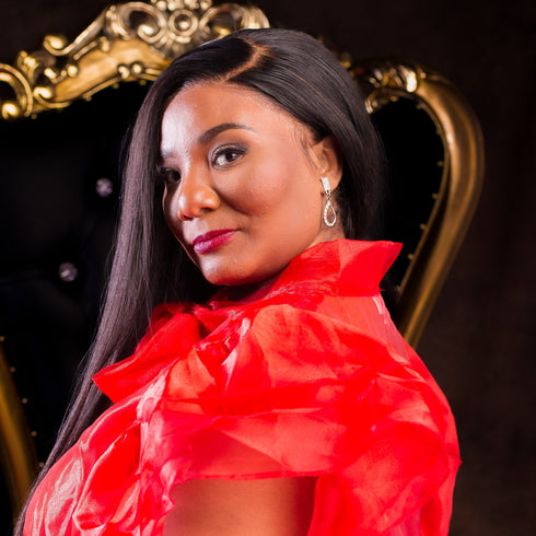 Maganda Rain HD 13x4 Full Frontal Lace 200% Density Straight Glueless Wig