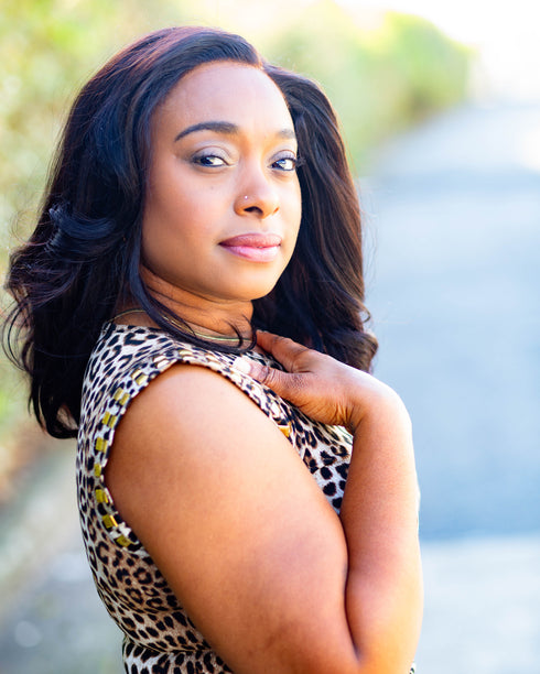 Maganda Rain 12in 5x5 Natural Black HD Lace Straight Glueless Bob with C-Part Hair Line