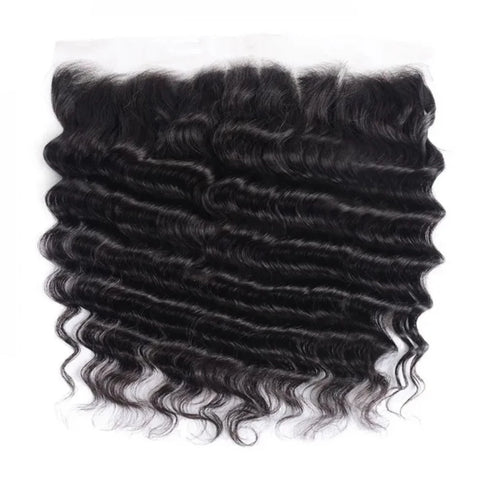 Maganda Rain Loose Deep Wave 13"x4" Transparent Lace Frontal