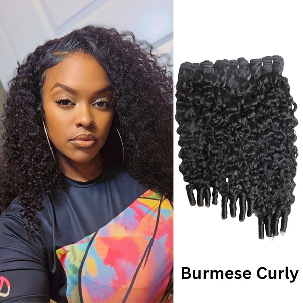Maganda Rain Luxury Burmese Curly 3 Bundles Deal