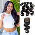 Maganda Rain Luxury Body Wave 3 Bundles with 4x4 HD Closure
