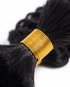 Deep Wave Bulk Hair wire-bound binding close-up