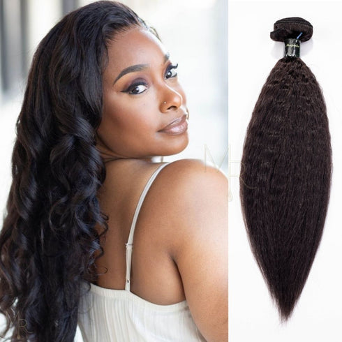 Maganda Rain 100% Virgin Human Hair Kinky Straight Bundle