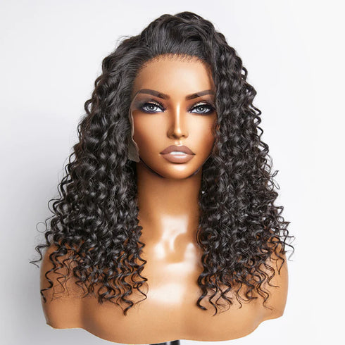 Maganda Rain 13x4 Transparent Lace Deep Curly Wig