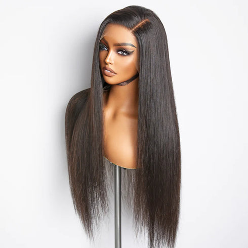 Maganda Rain 150% Density 5x5 HD Lace Closure Straight Glueless Wig