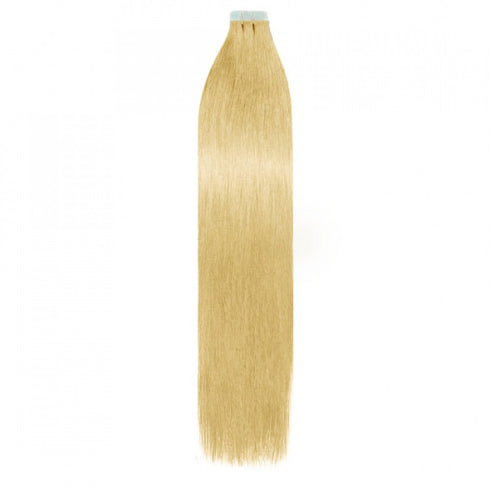 Maganda Rain Straight #60 Lightest Blonde Remy Tape-In Extensions
