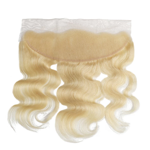 Maganda Rain #613 Blonde Body Wave Transparent Lace Frontal