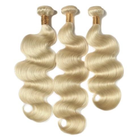 Maganda Rain 100% Virgin Human Hair #613 Body Wave Bundle 3 Deals