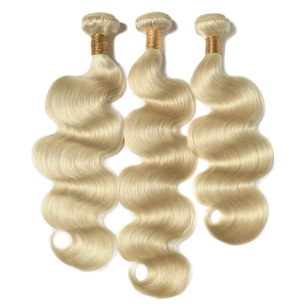 Maganda Rain 100% Virgin Human Hair #613 Body Wave Bundle 3 Deals